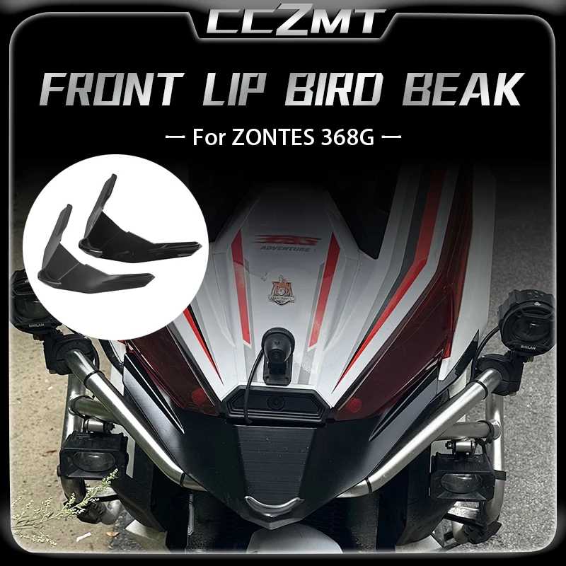 

For ZONTES 368G 368 G 368g Motorcycle Front Nose Fairing Beak Extender Cowl Protector Winglets Aerodynamic Design Accessories