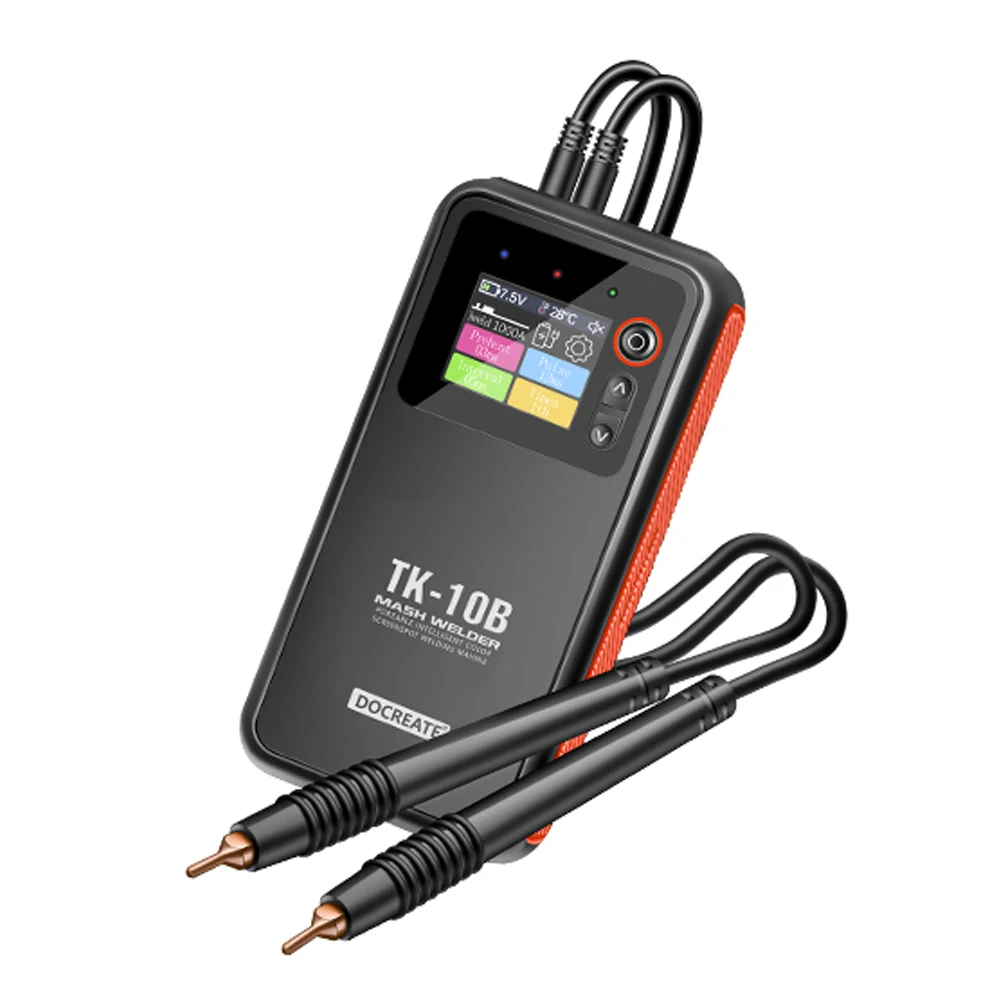 Portable Professional Handheld Intelligent 1.8" Color Screen Spot Welding DIY Mini Welding Machine for 0.1-0.25mm Nickel Plate