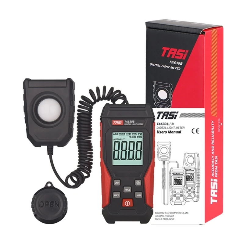 조명 엔지니어링 디지털 Luxometer 전문 휴대용 조도계 고정밀 Luxmeter 조도계 Dropship