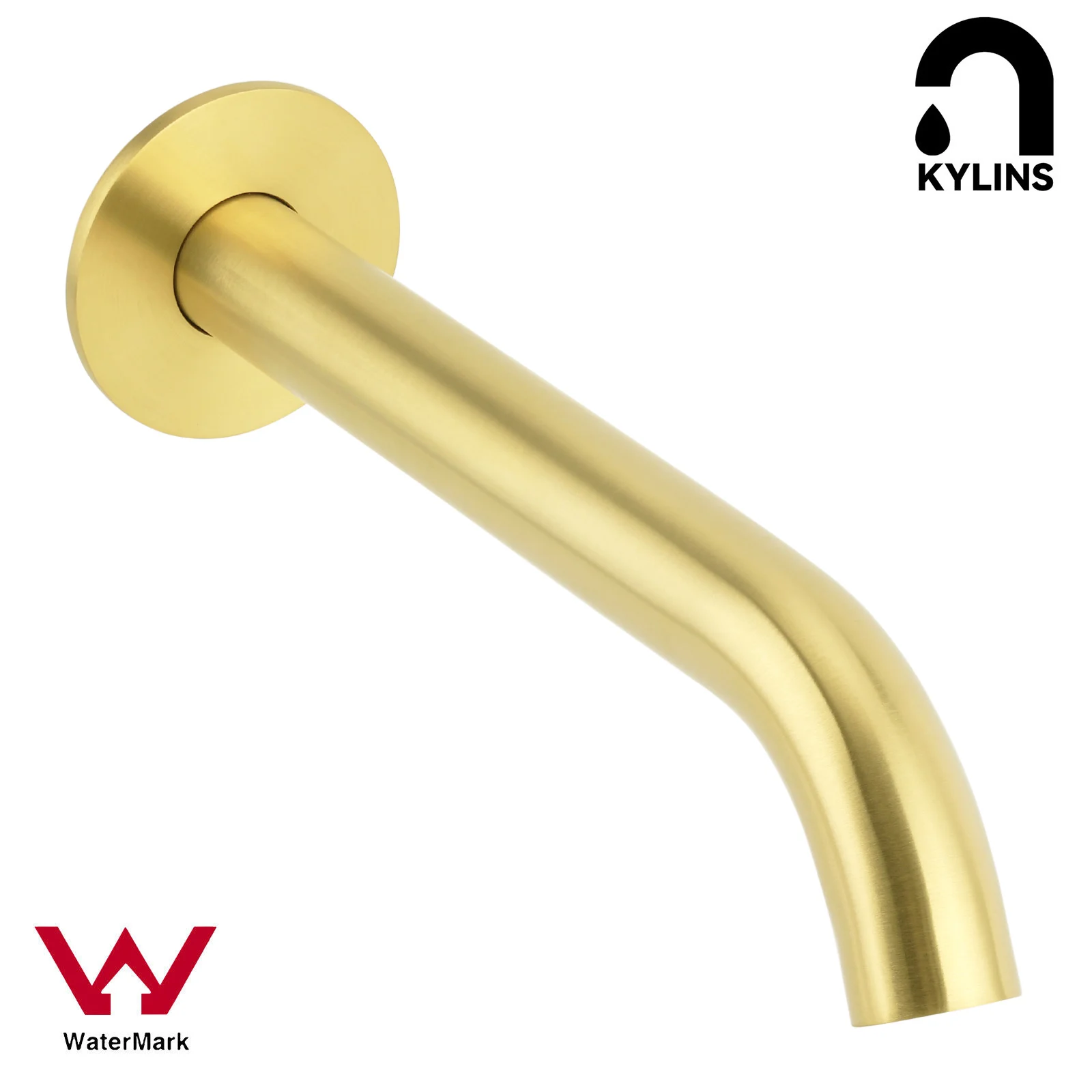 **Sydney Stock** KYLINS Brushed Gold 180mm Bath Spout Filler Basin Tap For Bathroom Sink Vanity Cabinet