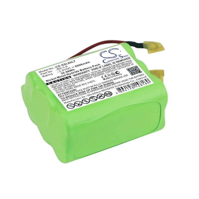 

Ni-MH Solar Marine Light Battery for Sealite, 3.6V, 8600mAh , Compatible Models: SL60, SL70