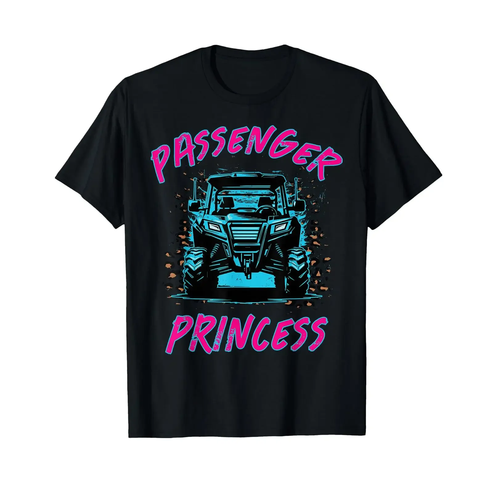 Side by UTV SXS Car Passenger Princess Funny Off Road T Shirt vintage Washed Unisex Casual Slightly designer clothes Soft