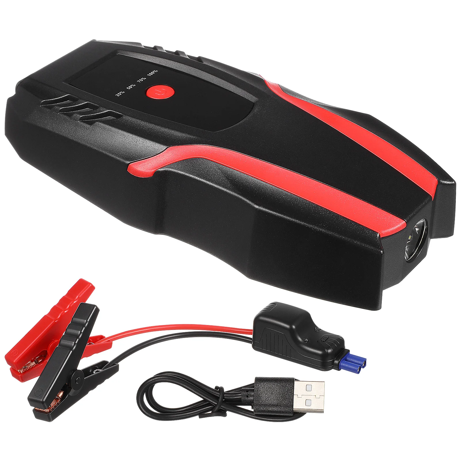 

Multi-Functional Car Jump Starter 12V Portable Emergency Power Bank Fast Charging Booster For Vehicle Auto