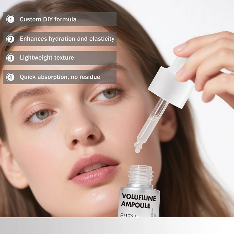 Volufiline 100% Plump Essence Flasche Zarte Haut Tiefenwirksame Feuchtigkeitspflege Erhöht die Hautelastizität Verbessert Trockenheit, Glanzlosigkeit und Rauheit Neu – Detail 30