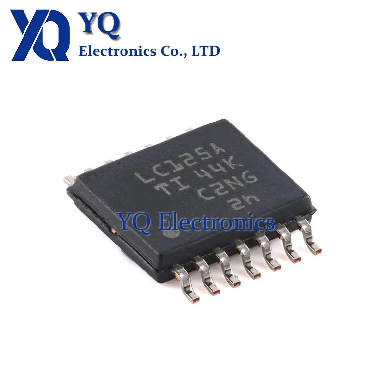 10PCS/lot New OriginaI SN74LVC125APWR silk screen LC125A TSSOP-14 four-way bus buffer gate chip IC