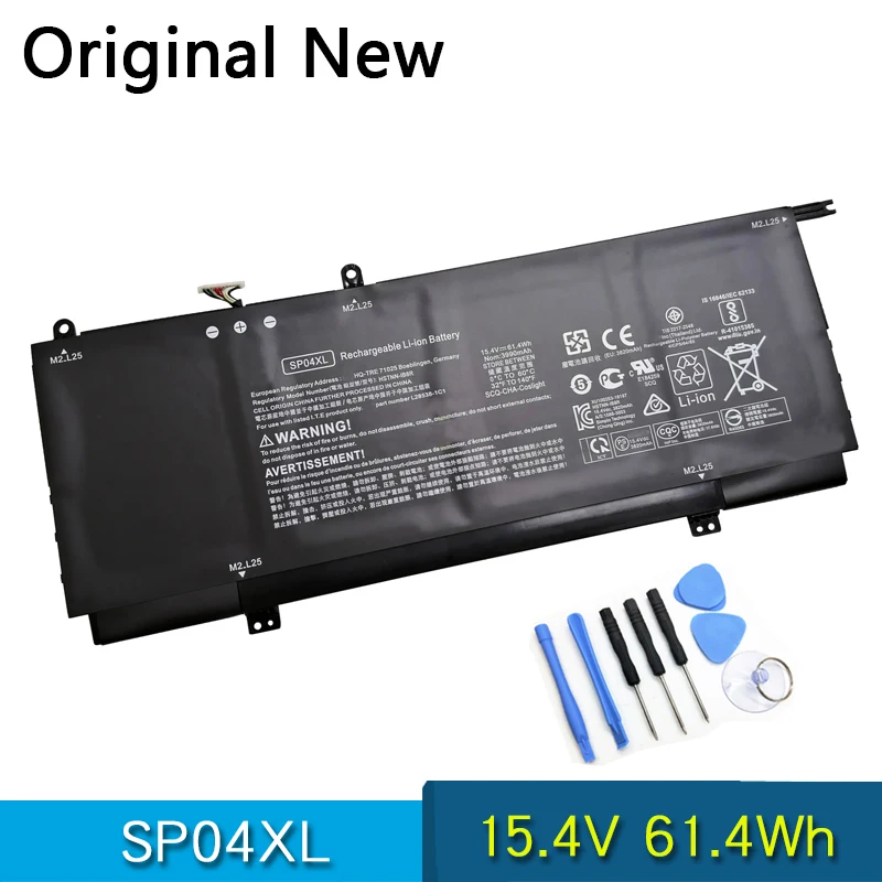 Original Battery SP04XL For HP Spectre Chromebook x360 13-AP 14-DA HSTNN-IB8R/OB1B L28538-1C1/AC1 L28764-005 TPN-Q185/Q203/Q204