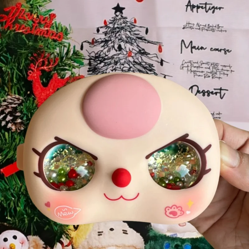 

High Quality Xmas Navidad Christmas Festive Series Face For 400% Baby Three Bb3 Cute Doll Accessory Customized Face Shell ＆ Eyes