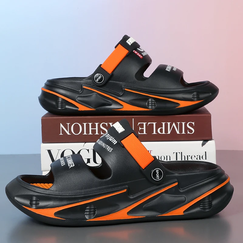 

Men Slippers Beach Indoor Bathroom Comfortable Home Women Sandals Luxury House Summer Orginal Brand Design Casual High Quality