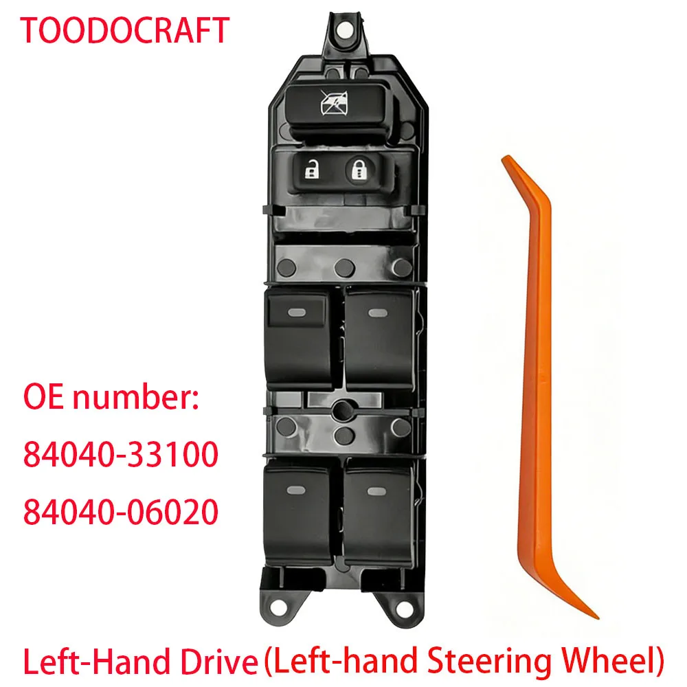 Image of 84040-33100 LHD Fensterheberschalter für Lexus CT200h Toyota LC200/Prado/Camry/Prius/Venza