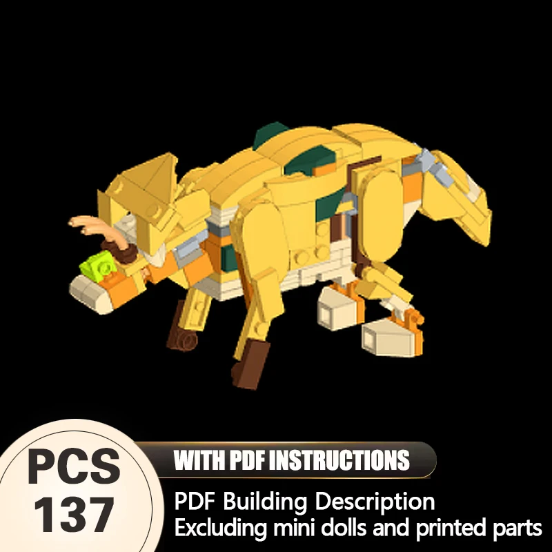 Creators Animal Series Model MOC Building Bricks Triceratops Modular Technology Gifts Holiday Assemble Children Toys Suit