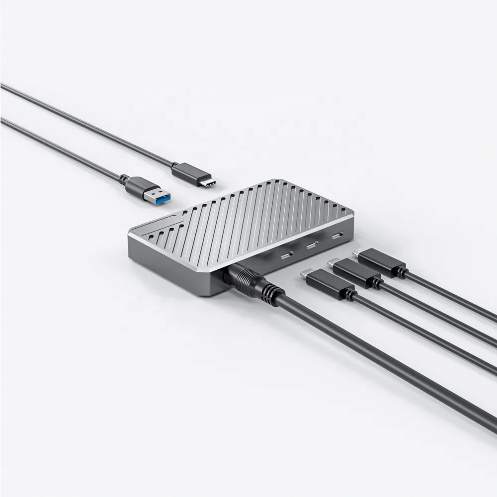 2022 USB4.0 5 in 1 Compatible M1 Mac 40Gbps 8K30 with 85W Output USB4 HUB for Thunder Port Laptop