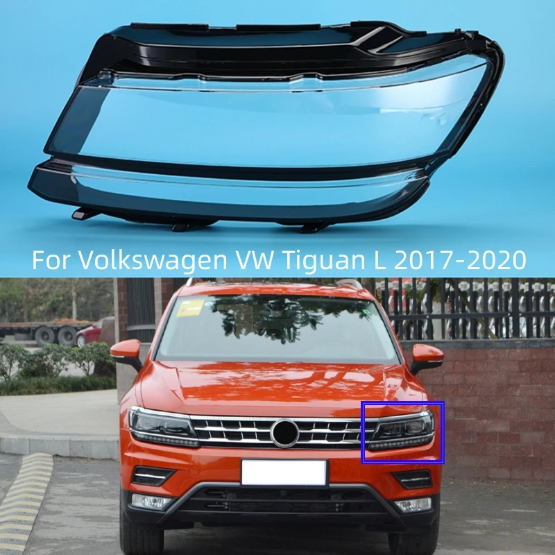 

For Volkswagen VW Tiguan L 2017 2018 2019 2020 Auto Accessory Headlight Lights Glass Replace The Original Lampshade