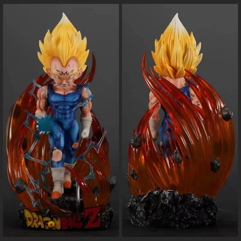 23cm Anime Dragon Ball Super Saiyan GK Beijita Sixth Bullet Action Figures Model Handmade Statue Ornament Toy Gift Collection