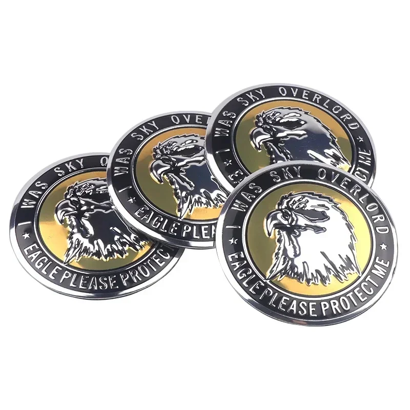 4PCS 56MM Animal Lion Tiger Eagle Emblem Car Wheel Center Hub Cap Stickers Badge For BMW KIA JEEP TESLA  AUDI HONDA MAZDA