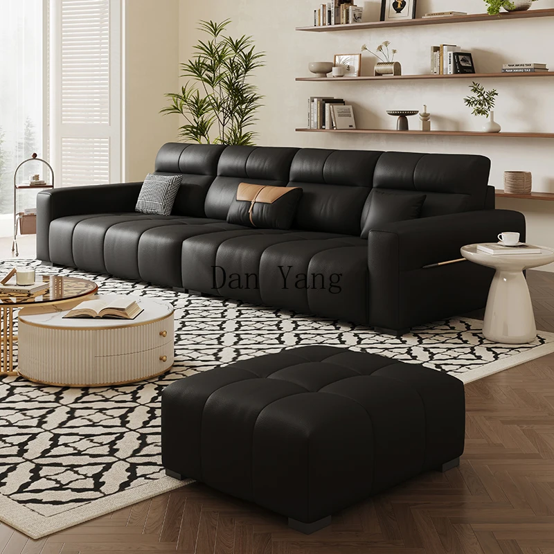 LAB new cat claw leather fabric sofa living room simple modern small apartment three combination latex leather