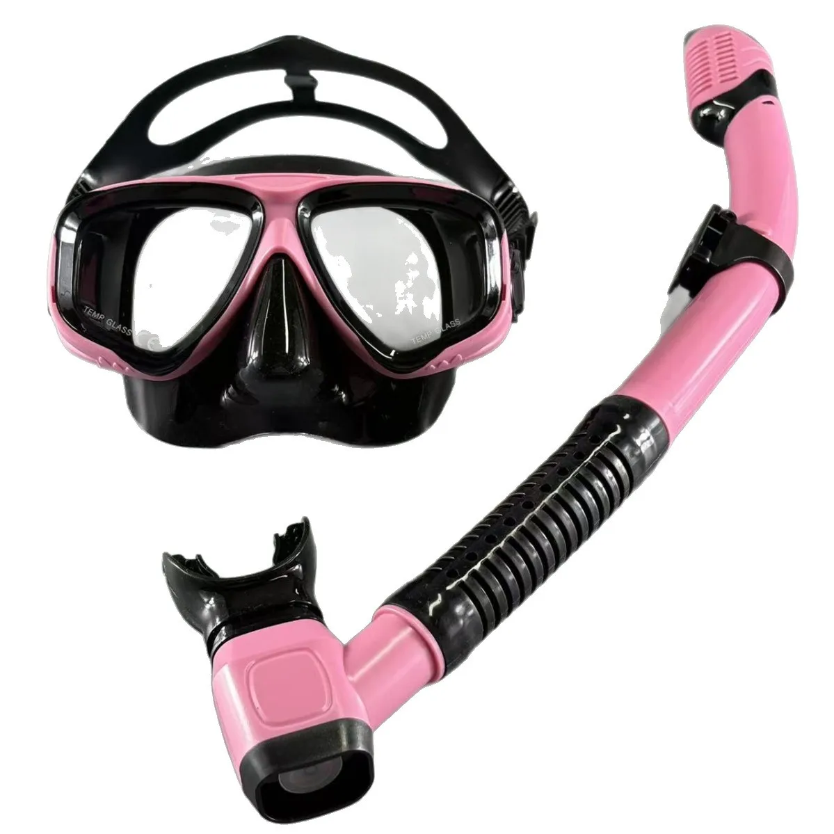 

Комплект для снорклинга из двух частей - Полный набор сухого дыхательного аппарата для дайвинга - Комплект с воздушной трубкой - Маска для дайвинга