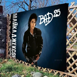 Michael Jackson Family Gatherings Outdoor Atmosphere Flags Camping Decorations Banners