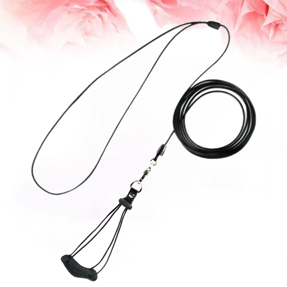 

Hamster Small Animal Pet Harness Breathable Adjustable Comfortable Chest Strap Leash Outdoor Indoor Pet Supplies Black