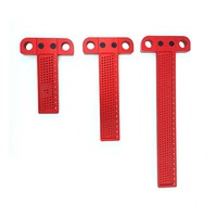 1pc Woodworking Scribe T-type Ruler Aluminum Alloy Line Marking Gauge Measuring Tool For Carpentry Marking