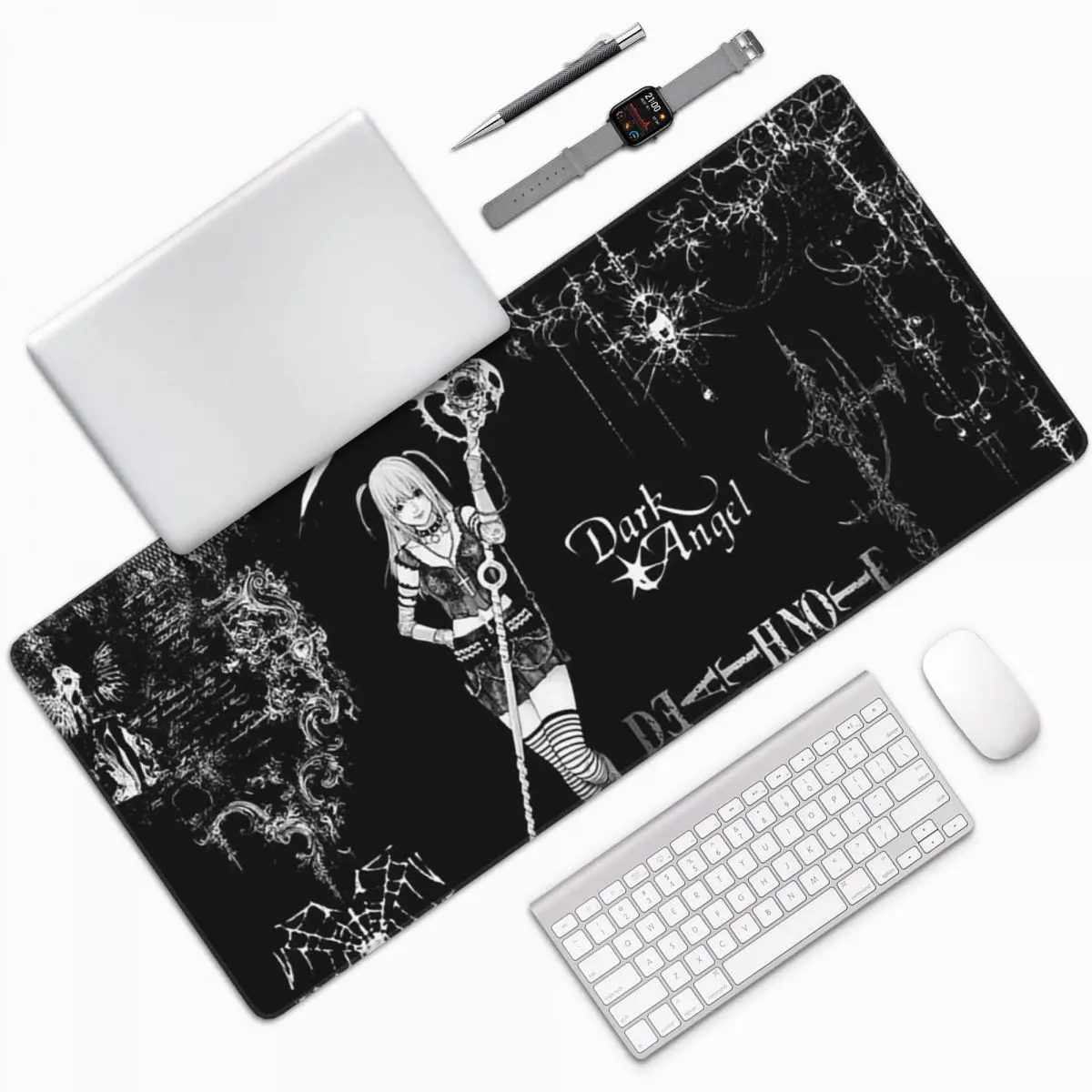 Misa Amane Death Note Anime Large Mouse Pad Computer Keyboard Mouse Mat Gamer PC Laptop Desk Mat Office Accessories Table Mats