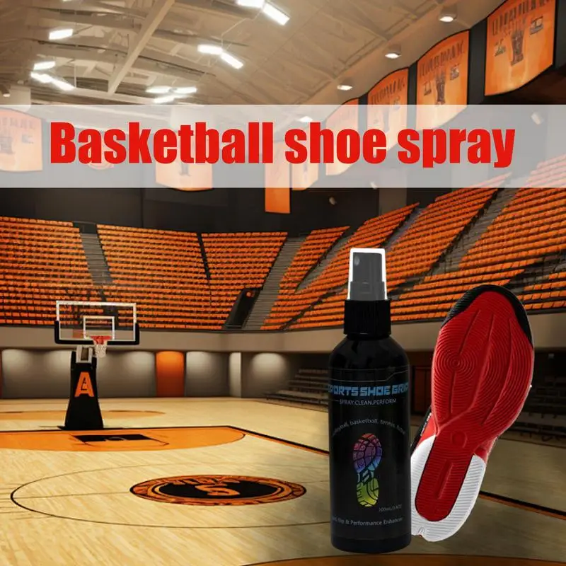 Basketball Shoe Grip Spray 100ml Traction Anti-Slip Soles Spray For Basketball Sneaker Grippers Rejuvenator For Baseball Golf