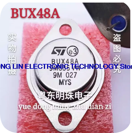 Transistor BUX48A importado, nuevo, sellado en oro, con capuchón de hierro TO-3, garantía de calidad