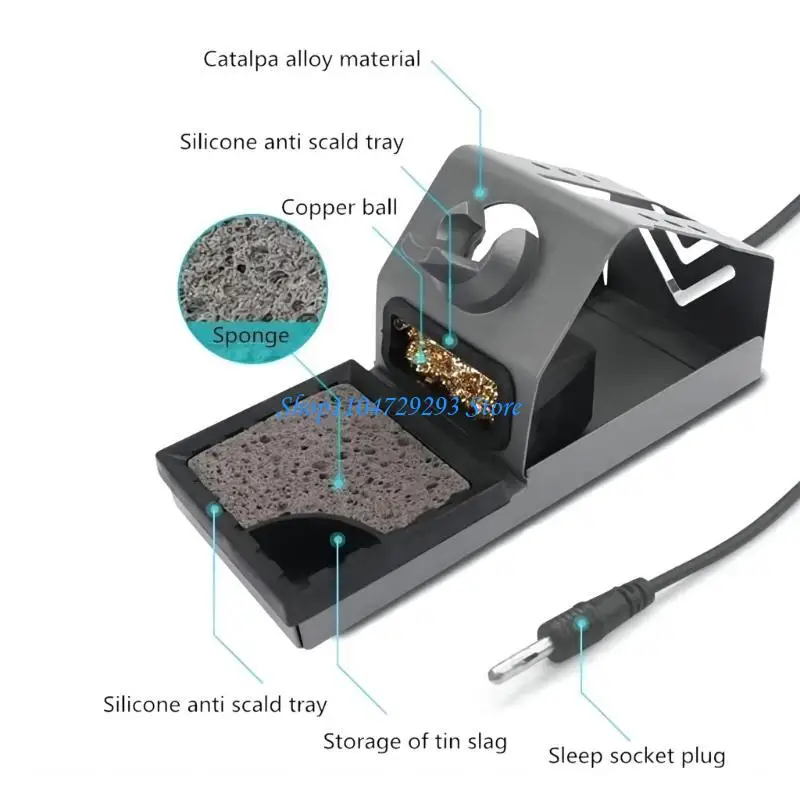 Y2GD T 12 محطة لحام مكواة لحام إلكترونية مع طرف T 12 للإلكترونيات #4