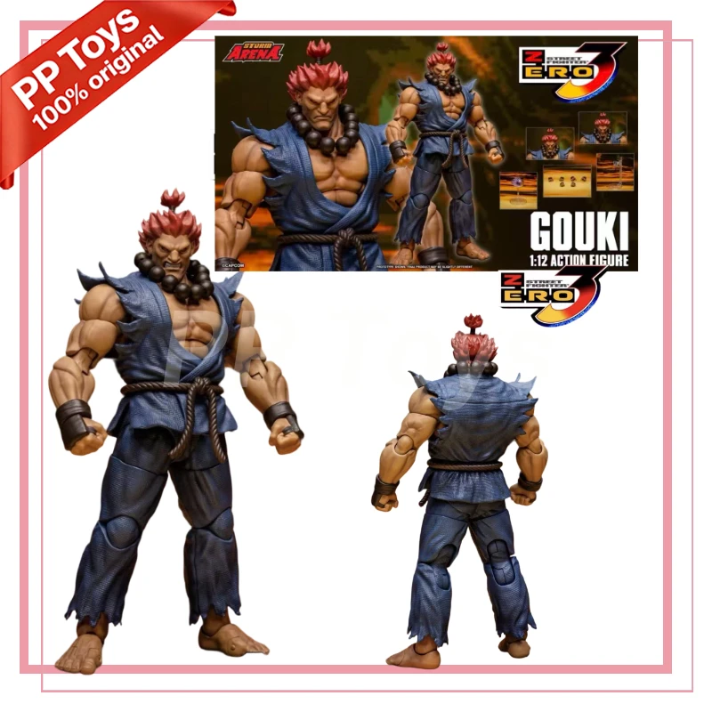 

In stock Storm Toys Arena Street Fighter Zero 3 1/12 Gouki action collectible model figure toy gift