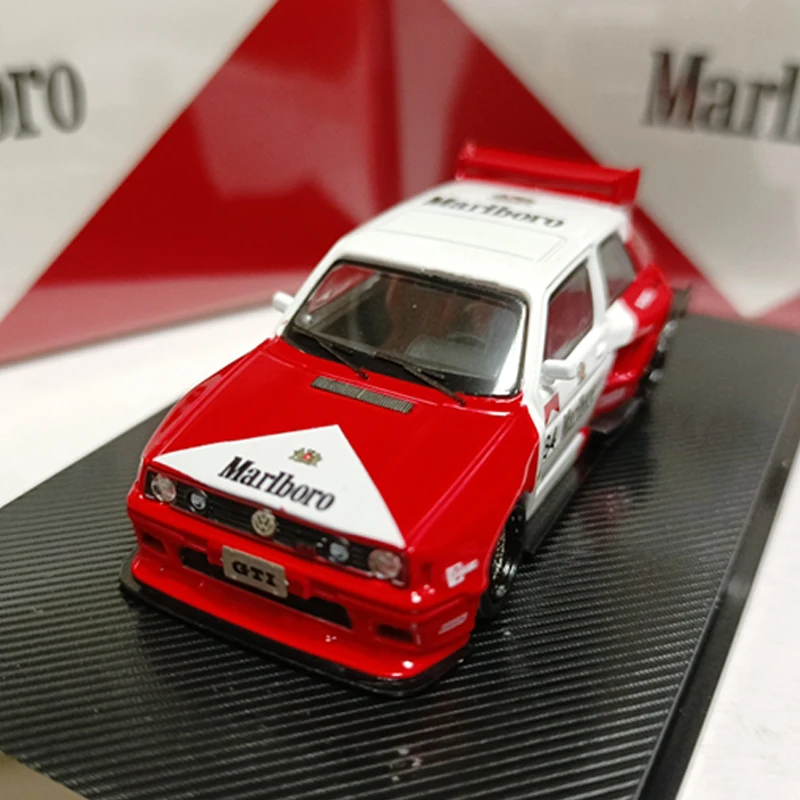 Liberty64 1:64 Scale Diecast Alloy VW Golf MK2 Racing Toys Cars Model Classics Adult Collection Souvenir Gifts Static Display