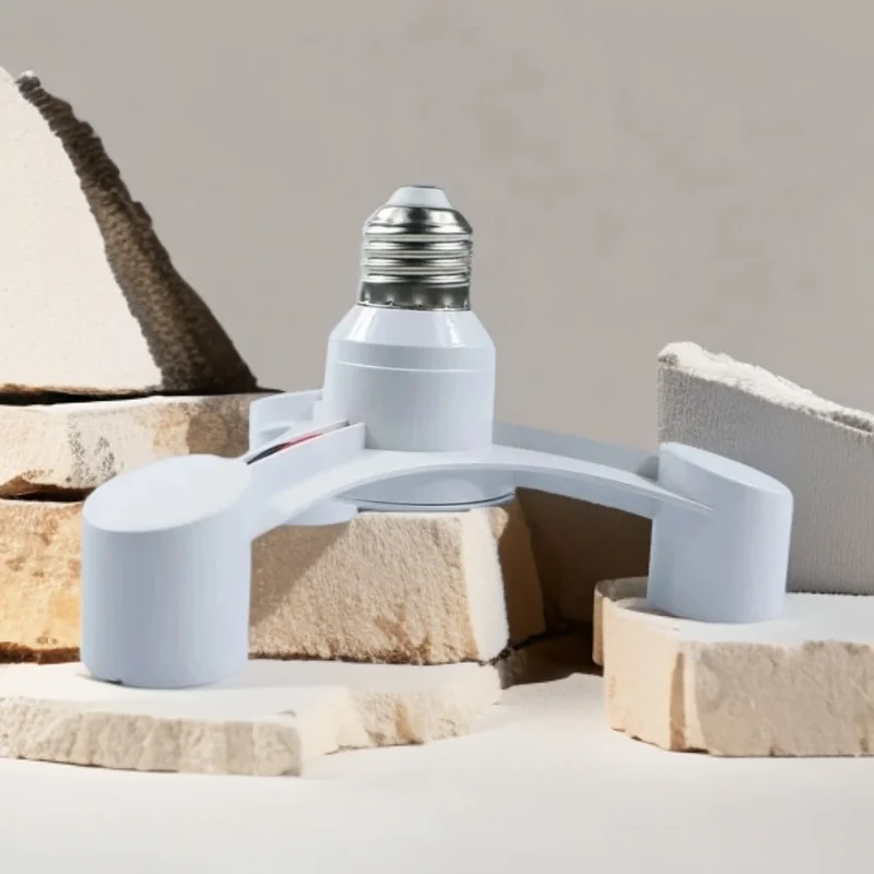 3In1 E27 to E27 extended LED bulb socket splitter adapter bracket, suitable for photography studios, kitchens, restaurants