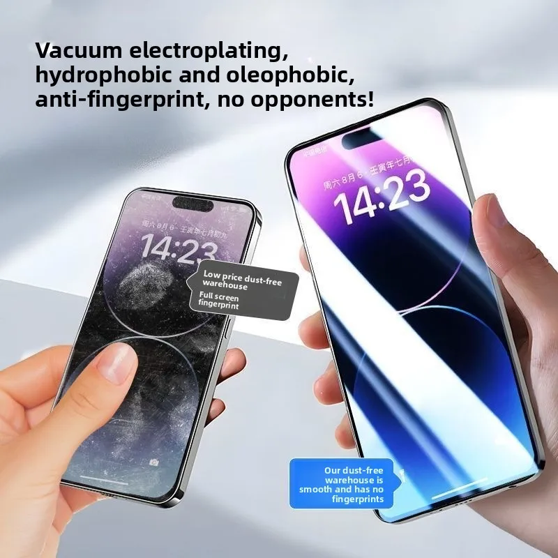 تركيب تلقائي من الزجاج المقسى المقاوم للغبار لهاتف IPhone 16 Pro Max 15 16e 14 13 12 Mini 11 X Premium واقي شاشة الخصوصية