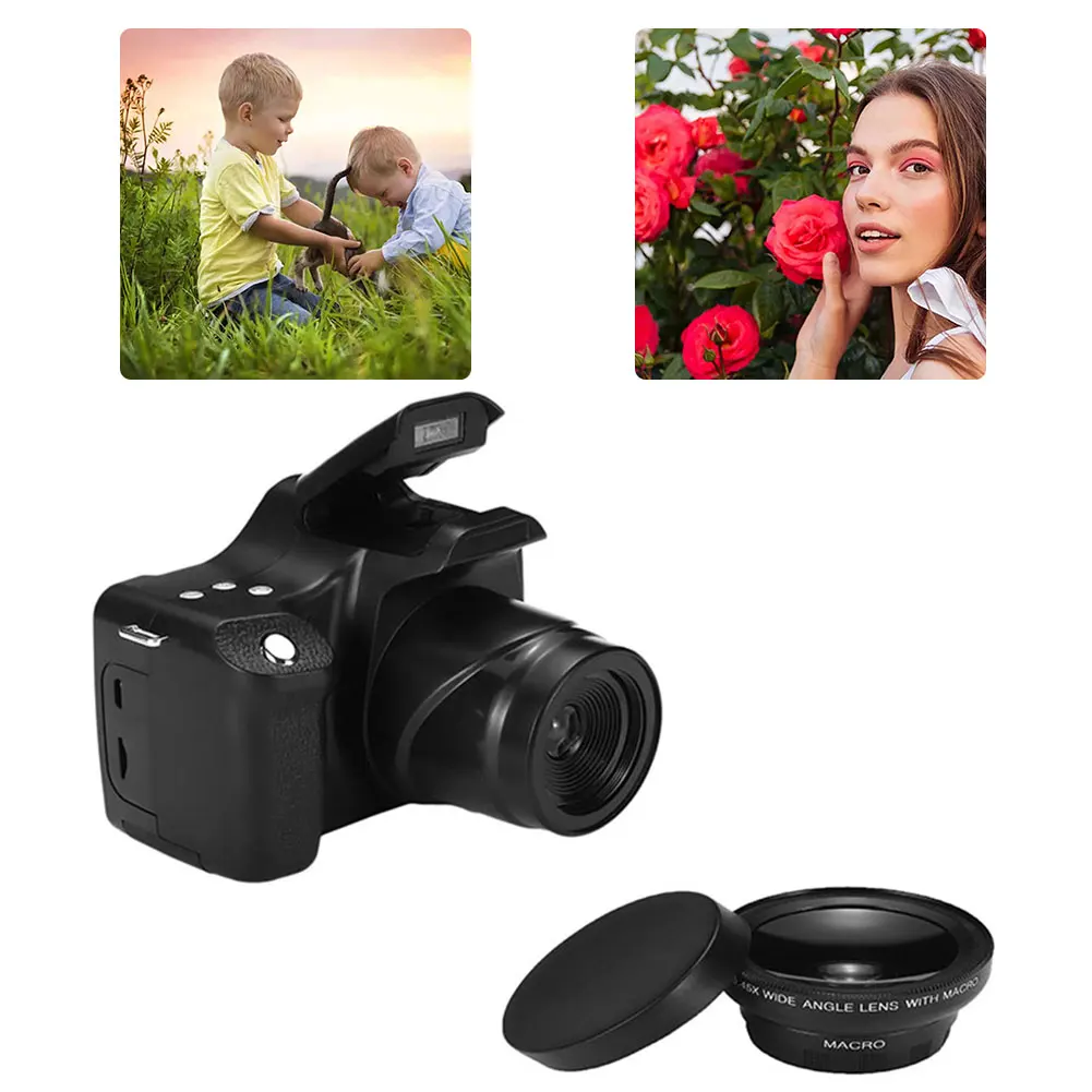 4K Professional 30 MP HD Camcorder vlog Video Camera Night Vision Touch Screen Camera 18X Digital Zoom Camera With Mic Lens