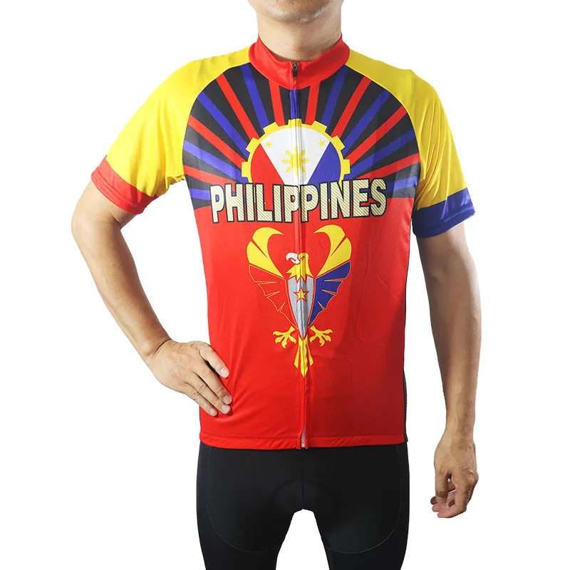 

Cycling Short Jersey Bicycle, Philippines, Filipino, Outdoor MTB Shirt, Race Sport Top Wear, Mountain Rider, Quick Dry, Cool XCO