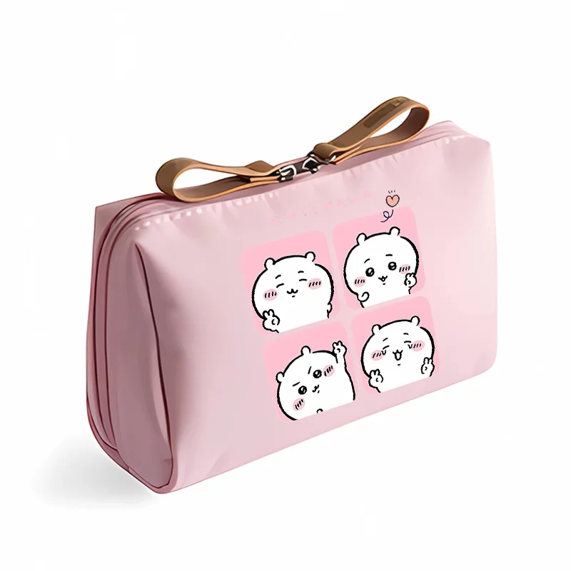Chiikawas Makeup Bag Cute Cartoon Anime Exquisite Travel Clutch Cosmetic HandBags Women Portable Mini Zipper Pouch Birthday Gift view 4