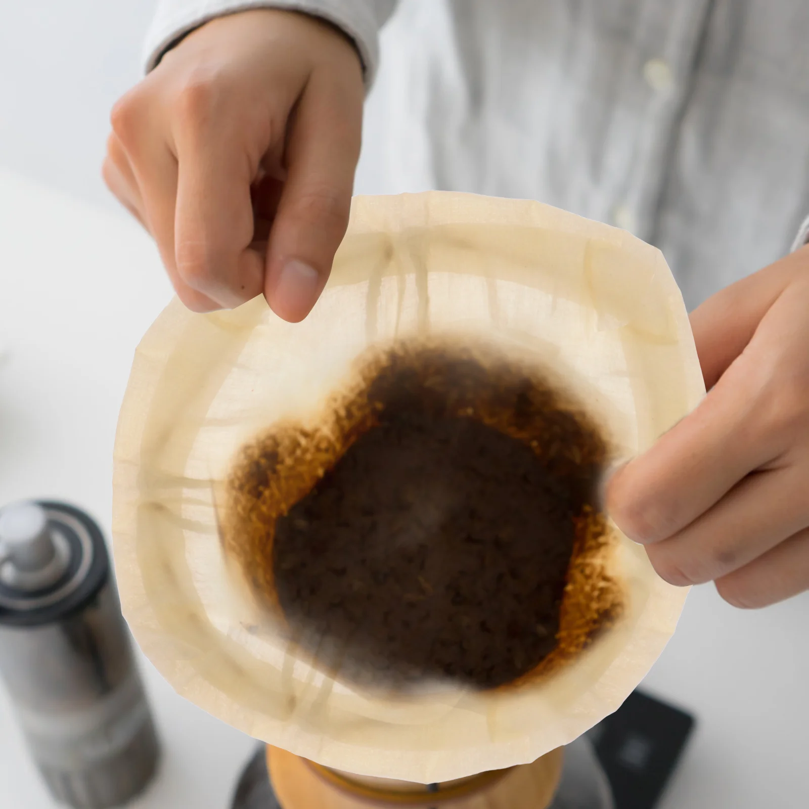 

Cotton Filter Bag Food Grade Strainer Mesh Pouch for Soy Milk Coffee Tea Juice Premium Material Long Lasting High Temperature