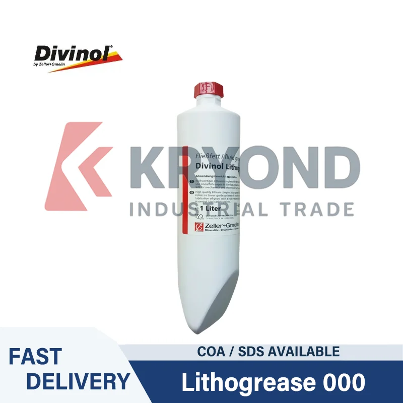 

Original DIVINOL Lithogrease 000 Special Lithium Grease 1L SKF Certification Low Consistence Lithium Complex Soap Grease