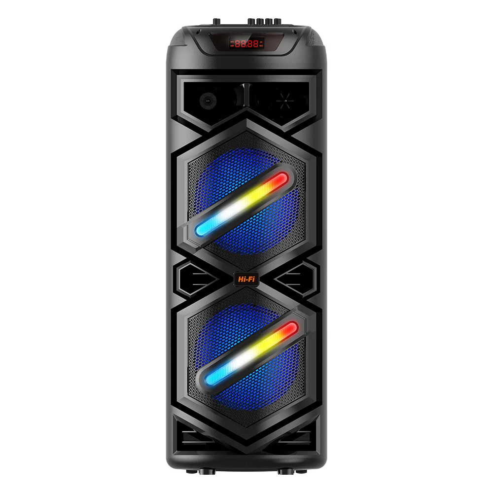 

2025 hot sale 8-Inch USB Wireless Portable Karaoke Partybox 310 Speaker with LED Light Original BT DJ Bass for Outdoors Parties