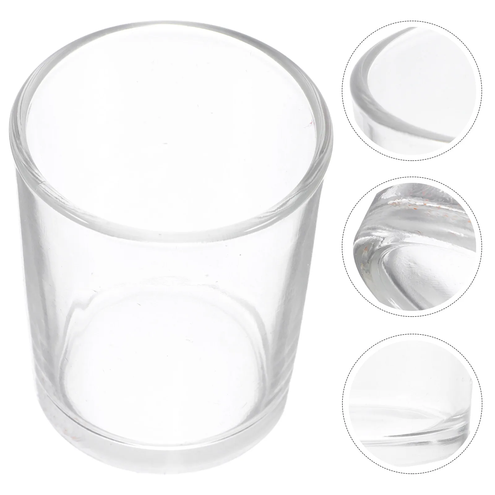 

12Pcs Small Glass Shot Glasses Transparent Mini Wine Cups Elegant Ergonomic Design for Beer Whiskey Cocktails Parties Bars Home