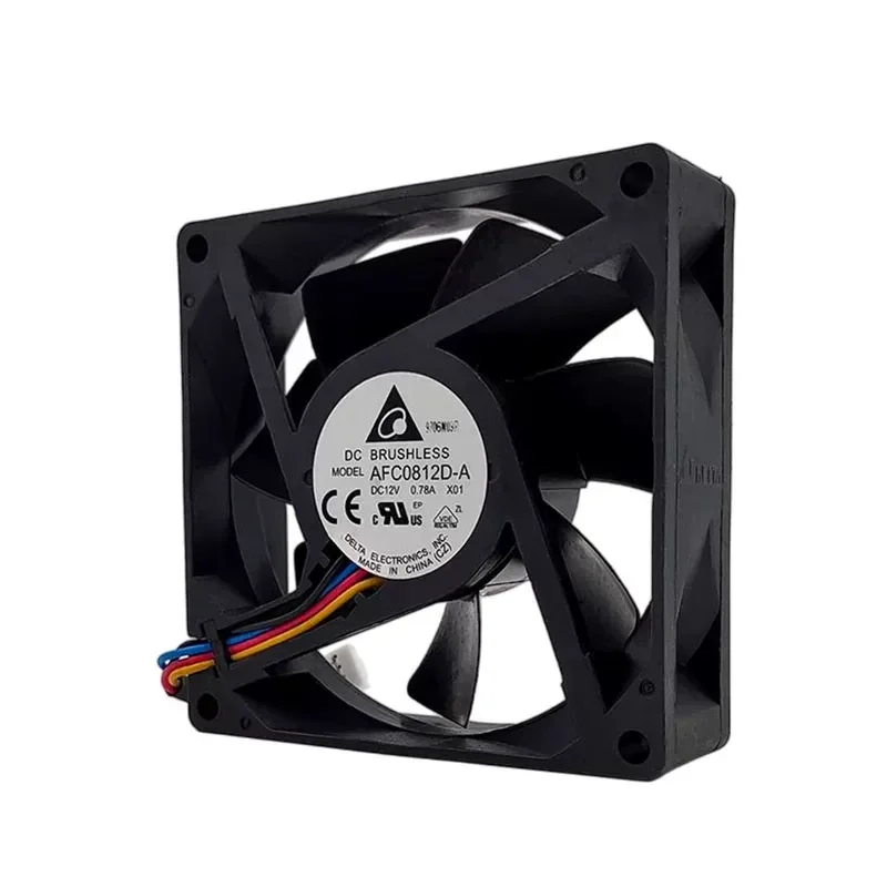 For Delta AFC0812D-A 12V 0.78A 80x25mm PWM Temperature Control Cooling Fan for Main Board