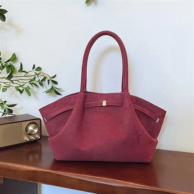 

Fashion Solid Casual Luxury Leather Ladies Tote Bags Simple Commute Top-Handle Bag High Quality Versatile Shoulder Bag for Women