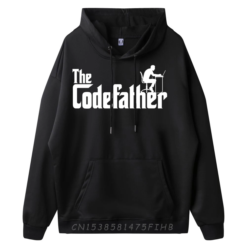 The Codefather Coding For Computer Programmer Geek Nerd Oversized Hoodie Mens Designer Clothes Camisetas Hombre Funny