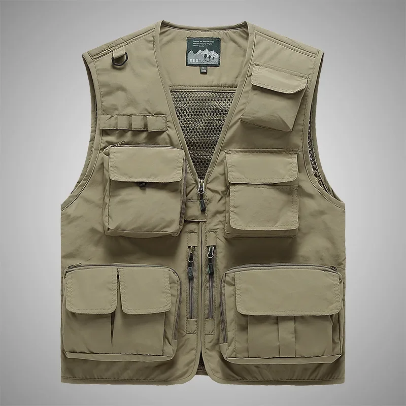 Lente en herfst Outdoor-stijl Gepersonaliseerde Trendy werkkleding Bovenkleding Functionele stijl Gepersonaliseerde tactische vest Heren Tactica