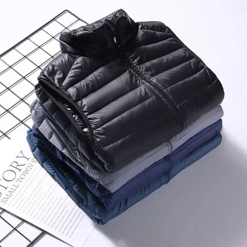 

New Faionable Lightweight down Cotton Vest Spring Autumn Winter Loose ort Sle Men's Vest Inner Outer Wear Casual Sle