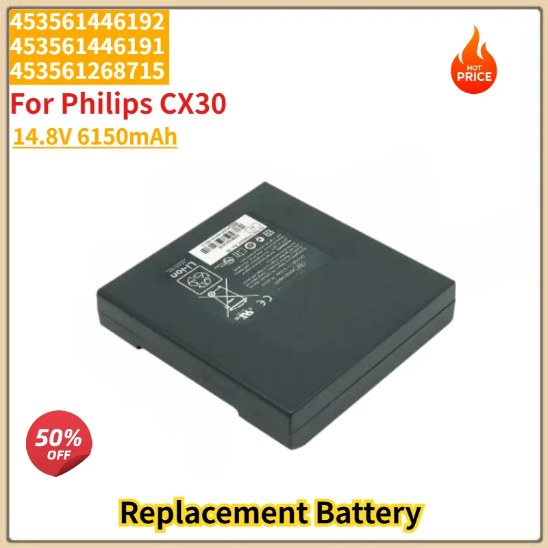

453561446192 453561446191 453561268715 High Quality Battery 14.8V 6150mAh For Philips CX30 Brand New Replacement Battery