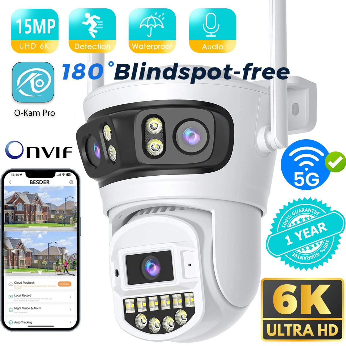 Besder 15MP 6K Ptz … - image