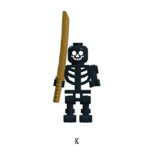 Microsoft resmi müfredatı-iskelet kolordu, askerler, ordu, yapı taşları, silahlar, zırh mızrak kılıç parçaları, çocuk hediye için bir tuğla oyuncaklar ortaçağ askeri bir dizi 8 en çok satan, mızrak, tatica-no. 5