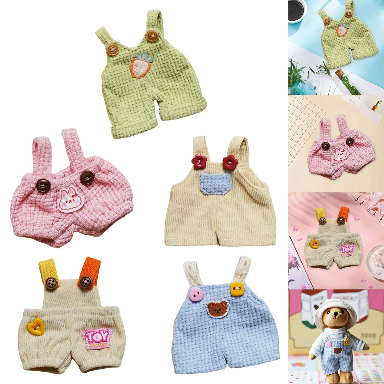 لطيف دمية ارتداءها لينة يعرض المشهد صور الدعامة DIY لوازم الملحقات