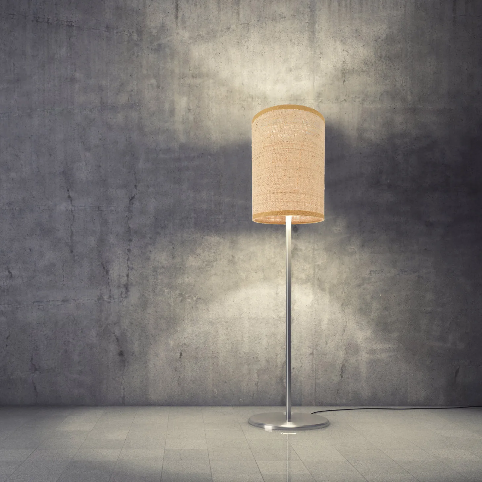 

Rattan Woven Lamp Shade 30X50Cm For Table Floor Lamps E27/E14 Rustic Drum Style Lighting Decor Replacement Home Cafe Bar