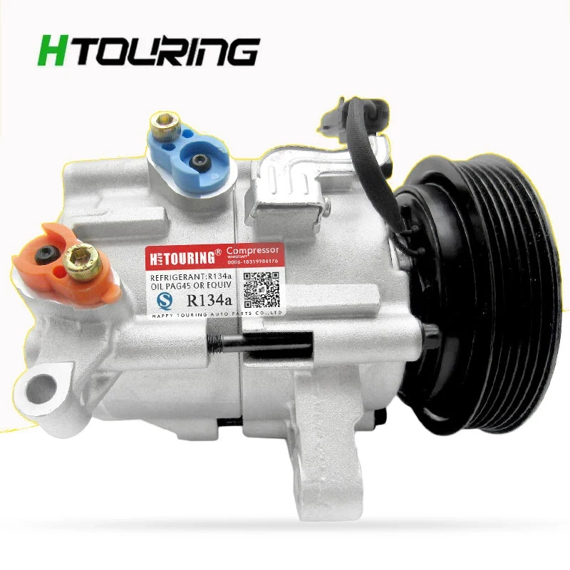 

AC Compressor with 6-Groove Pulley for Dodge Nitro 2007-2008 Jeep Liberty 06-08 55111400AA 55111400AB R5111400AE 55111400AC