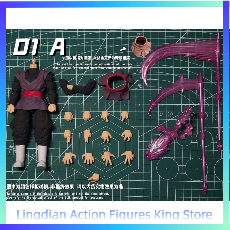 

DIMENSIONIA Studio Dragon Ball SHF Black Goku & Zamasu Figure Set 01A 01B 01C Super Saiyan 1/12 Scale Action Figure Collectible